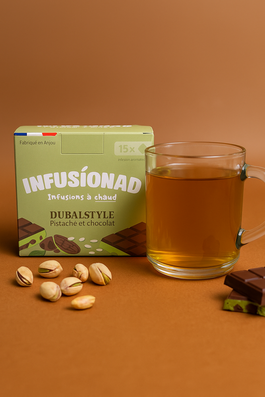 Infusion Pistache et chocolat