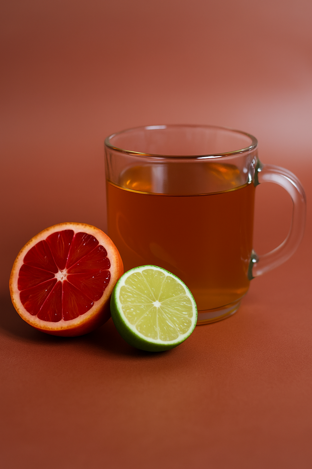 Orange sanguine et citron vert